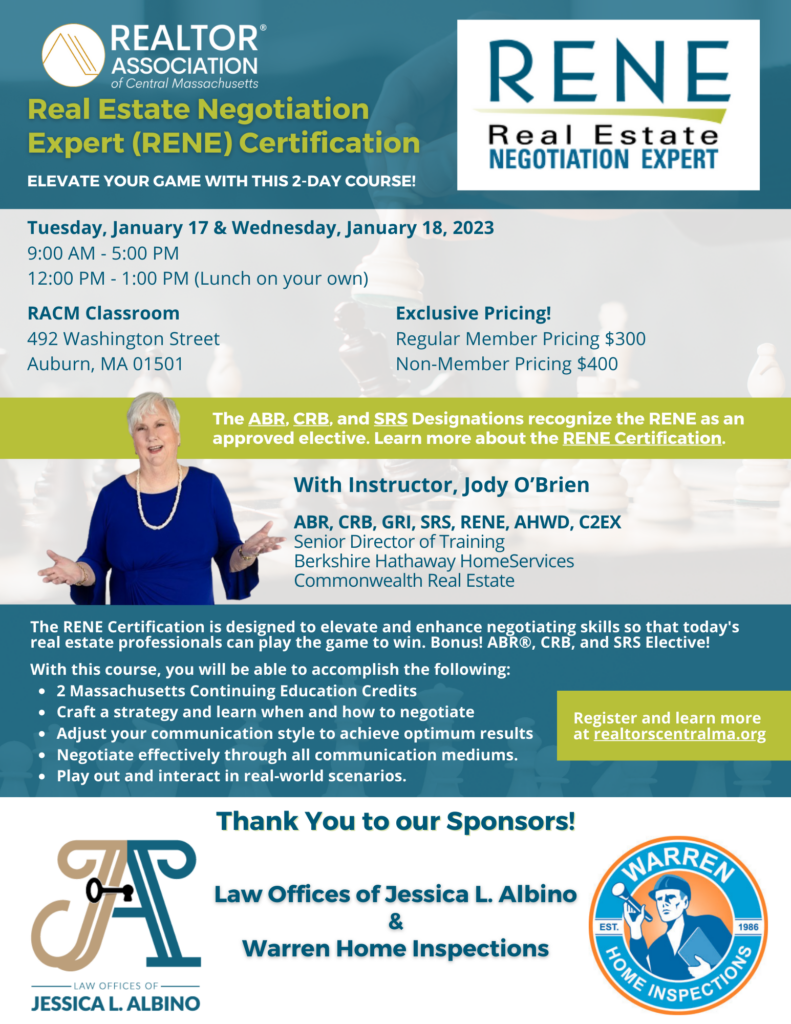 Designations & Certifications REALTOR® Association of Central